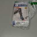 Truform Sheer Compression Stockings, 15-20 mmHg, Women's Knee High Length, Open Toe, 20 Denier, Beige, Small