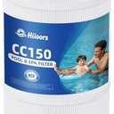 CC150 Pool Filter Cartridge, Compatible with Pentair Clean & Clear 150, Replace Pleatco PAP150, Pentair R173216, Unicel C-9415, 150 sq.ft, Heavy Duty 5 oz+ Trilobal Fabric