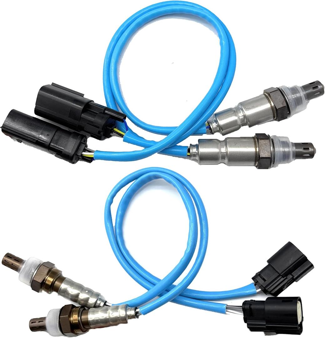 4PCS Oxygen Sensor Set (2 Upstream 234-5038 + 2 Downstream 234-4490) for Ford Escape/Fusion/F-150 3.0L 3.7L V6 2011-2016, Lincoln MKS/MKT/MKZ, Mercury Mariner/Milan