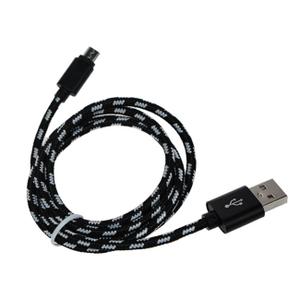 2a Nylon Braided Micro USB Cable for Fast Data Sync and Charging Compatible Galaxy Pixel and More Durable Stylish Design for Phones and Tablets Black