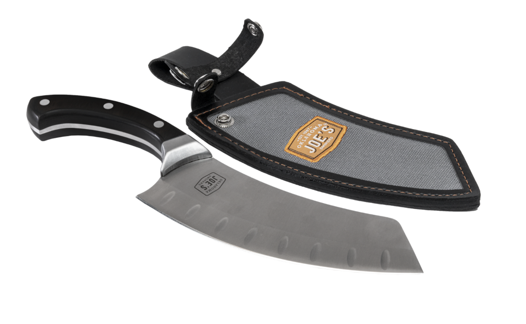 Oklahoma Joe's Blacksmith Cleaver & Chef Knife
