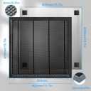 Honeycomb Laser Bed 400x400mm Honeycomb Cutting Table for Laser Cutter Engraver Cutting, Aluminum Honeycomb Working Table Kit with Aluminum Plate (15.7” x15.7”)
