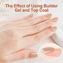 4 x JODSONE French Tip Press On Nails - 15 Sizes Nude Medium Square French Tips,Soft Gel Nail Tips False Nails Extensions Nail Art DIY(150Pcs)