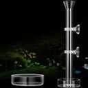 CHENGU 3 Pieces Shrimp Feeding Tube and Dish Set, 10 Inch Glass Shrimp Feeder Tube and 2 Aquarium Dish Bowl Fish Tank Feeding Supplies for Fish Tank Aquarium