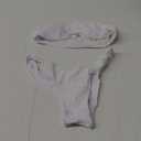 Girls’ White Bikini Set – Size S, Two-Piece Swimsuit with Bandeau Top and High-Cut Bottom