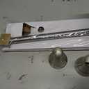 Moen Preston Brushed Nickel 24-Inch Single Wall Mounted Bathroom Towel Bar, DN8424BN