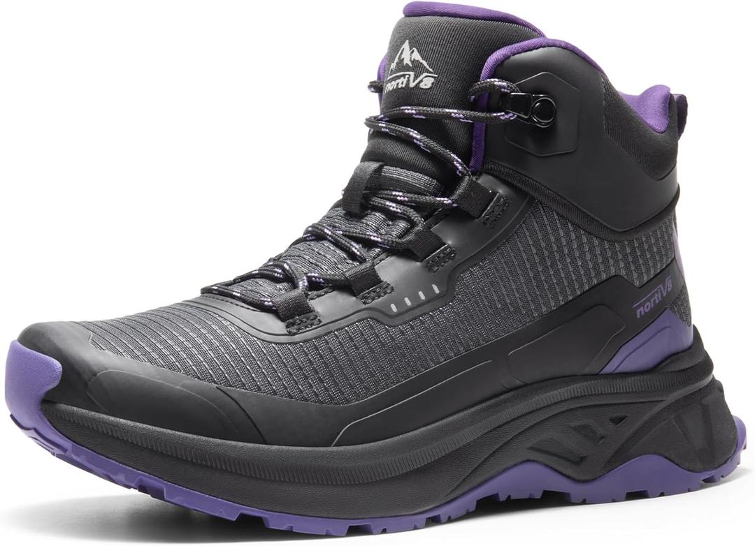 NORTIV 8 Women's Waterproof Lightweight Hiking Boots Trekking for Outdoor, 9.5