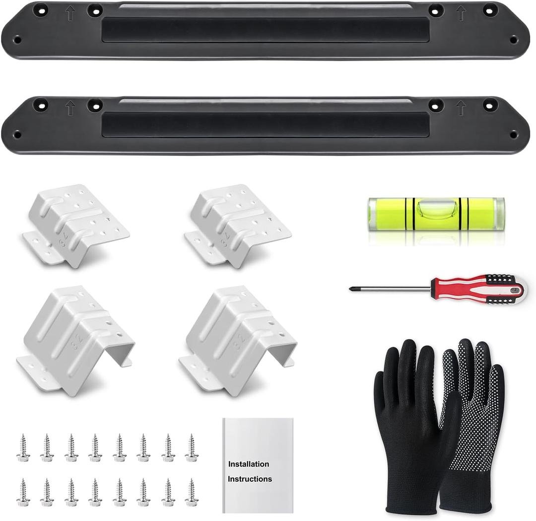 [Patented] GFA28KITN Stacking Kit for GE 28"W Washer Dryer Stack Bracket Kit - Compatible with GE 28 inch Width Front Load Washers and Dryers Laundry Stacking Kit