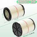 2 Pack Replacement Cartridge Filter Compatible with Craftsman 17816 9-17816 Wet Dry Vac fit 5/6/8/12/16/32 Gallon & Larger Vacuum Cleaner