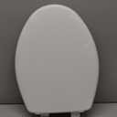 Little2Big Toilet Seat with Built-In Toddler Potty Training Seat, Slow Close, Easy to Install, Made in USA, ELONGATED, White