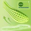 Sneaker Insoles Replacement,Comfortable Sports Shoe Inserts for Men Women Kids,for Shock Absorption and Relieve Foot Pain, Plantar Fasciitis (Beige, Men 10.5-13)