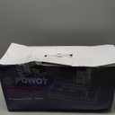 Precision Food Vacuum Sealer Machine, POWOT Fully Automatic Vacuum Sealing System, Commercial Food Vacuum Saver Pro, Double Heat Seal, Easy-Lock Handle, Built-in Cutter&Bag Storage, Hose&Bag Rolls (Grey)