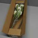 VIERENA 6 Pcs Faux Silk Pompon Mum Artificial Flowers for Vase -27", Bulk Fake Chrysanth Branches with Stems for DIY Bouquet Centerpieces Wedding Fillers Arrangements Shower Decorations (Cream)