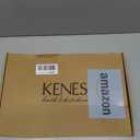 KENES Brushed Gold Centerset Bathroom Faucet with Pull Out Sprayer, 4 Inch 2 Handle Pull Down Bathroom Faucet 3 Hole, Bathroom Sink Faucet with Pop Up Drain & Supply Lines LJ-9069-4