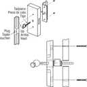 Prime-Line E 2103 Cylinder Lock, 1-1/4 In., Schlage Shaped Keys (Single Pack)