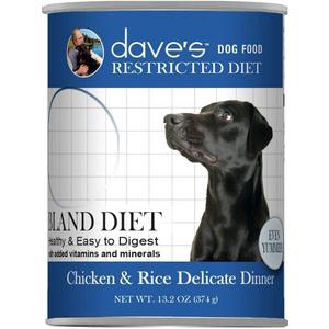 Daves 33011808 13.2 oz Dog Grain Free Restricted Bland Diet Lamb & Rice