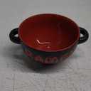 World Market Japanese Ceramic Ramen Bowl Set of 1 - Serving Bowls for Noodle, Ramen, Udon, Miso, Thai, and Pho Soup 17.5 Ounce Red Dragon 