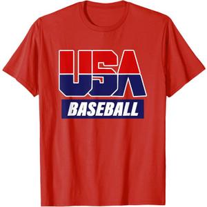 Baseball 2024 USA T-Shirt, Size M