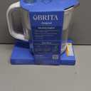 Brita Small 6 Cup Denali Water Filter Pitcher with 1 Brita Standard Filter, Made Without BPA, Bright White