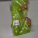 2 x Artmag 16 Pcs Christmas Tree Topper, 17 Inch Red Green Artificial Green Stems Tree Picks Ornaments with Red Ball for Christmas Holiday Fireplace Wreath Decorations