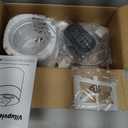 Ice Cream Maker, 1.5-Qt Ice Cream Machine and Frozen Yogurt Machine, 1.5-Qt Insulated Freezer Bowl, LCD Screen and Timer, Quick Results, Easy to Operate and Clean