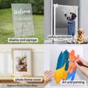 PET Sheet/Plexiglass Panels(18x24", 2Pack, 0.03" Thick); Use for Sneeze Guard, Crafting Projects, Poster Frames, Cricut Cutting, Shelf Liner, Table Mat and More; Easy to Cut, Safe for Adults&Children