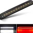 SUPAREE LED Third Brake Light Smoked Lens Fit for 1992 1993 1994 1995 1996 1997 F-ord F150 F250 F350 Super Duty Bronco, 3rd Brake Light Assembly Roof White Cargo Light Red High Mount Lamp