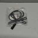 Elecan 3 Pin Female to 5 Pin Male XLR/DMX Turnaround Adapter Cable 1 Ft/2 Pack, Premium Signal Transmission for Microphone Audio Stage Lighting & Controller, Flexible Durable, Black + Ties