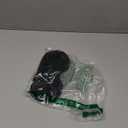 YFONG Weighted Sleep Mask, Women Men 3D Blocking Lights Sleeping Mask (4.2oz/120g), Pressure Relief Night Sleep Eye Mask with Adjustable Strap, Eye Cover Blindfold for Travel Nap Yoga, Black