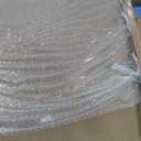 JAMBALAY 5546 Tempered Glass Office Chair Mat, Thick 0.2 Heavy Duty Glass Floor Mat for Carpet and Hard Floors, with Anti-Slip Pads, Polished Edges and Round Corners, Easy Roll On