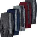 5 Pack: Men's Dry-Fit Sweat Resistant Active Athletic Performance Shorts (X-Large)