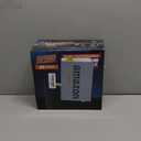 PowerFlow Garden Hose, NON-EXPANDABLE 25 Feet Premium Quality Stainless Steel Metal Water Hose with Durable Fabric Skin, Hose For Commercial, Residential Use, Bonus 10-way Spray Nozzle (25 Ft, Black)