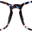 TIJN Blue Light Blocking Glasses for Women Men Square Frame Nerd Eyeglasses Anti Blue Ray Computer Screen Glasses (Black)
