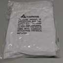 Smiry Round Picnic Tablecloth, Waterproof Elastic Fitted Table Covers for 36" - 44" Tables, Wipeable Flannel Backed Vinyl Tablecloths for Camping, Indoor, Outdoor, White