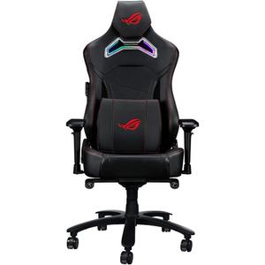 ASUS ROG Chariot RGB Gaming Chair (Memory Foam Lumbar Support, 4D Adjustable Armrest, Reclining Backrest, Breathable Leatherette Material, Durable PU Casters, Integrated Aura RGB Lighting), Large