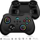 arVin Wireless Gamepad Controller for iPhone/iPad/Android/Tablet/Switch/PS4/PC with Hall Effect Sensing Joystick/RGB Light/Turbo/Back Key/6-Axis Gyro/Vibration/Play Xbox Cloud Gaming/Remote Play/CODM
