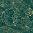 Gold Leaves Peel and Stick Wallpaper - 17.71in X 236.2in Self-Adhesive, Removable, Waterproof Vinyl for Bedroom, Living Room, Cabinets