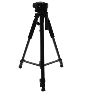 Camera tripod and Monopod, Aluminum Tripod Stand/Black for Professional Camera/Mirrorless/DSLR/Cell Phone/Camcorder/GoPro, with Phone Holder/Travel Bag