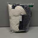 Bagstellar Puffer Tote Bag for Women, Lightweight Puffy Work Laptop Handbag Teacher Nurse Quilted School Daily Travel Gym Bag | Daily Carry On Bags, Comfy College Bags, 15.6" Computer Bag, Clinical Nursing Bag, 40 OZ Tumbler Holder, Ideal Gift for Women (Cream-green-black)