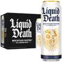 Liquid Death, Still Mountain Water, 8-Pack (19.2oz Cans), Real Mountain Source, Infinitely Recyclable Ice-Cold Cans, American Made, BBD 09/16/2027