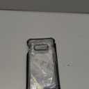 Dexnor Galaxy S10E Case with Built-in Screen Protector Clear Rugged Full Body Protective Shockproof Hard Back Defender Dual Layer Heavy Duty Bumper Cover Case for Samsung Galaxy S10E - Black