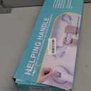 2 Pack 16.12 Grab Bars for Bathtubs and Showers, Shower Handles for Elderly Suction Cup Grab Bars for Shower Wall Heavy Duty, Safety Grab Bar for Seniors Suction Bathroom, No Drilling (Gray)