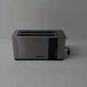 Mueller UltraToast Full Stainless Steel Toaster 4 Slice, Long Extra-Wide Slots for Bagels and Waffles, 6 Browning Levels, LED Display, Cancel/Defrost/Reheat Functions & Removable Tray, Kitchen Gadgets