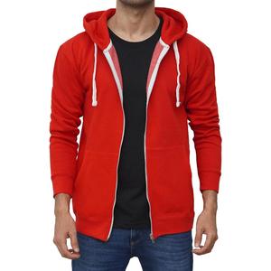 Zipper Hoodies for Men - Men's Fashion Comfy Fleece Full-Zip Hoodie, Size L