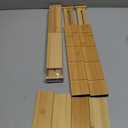 Utoplike 4 PCS Bamboo Kitchen Drawer Dividers with Inserts(Fits 15"-17.7" Drawer Inner Size), Adjustable Drawer Organizers for Socks, Spring Loaded, for Bedroom, Dresser, Bathroom