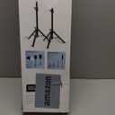 Pair of Tripod Speaker Stands Adjustable Height from 33.5" to 53.5" Slim Mini Speaker Stand PA DJ Short Tripod Speaker Stand