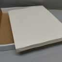 Hamilco Cream Colored Cardstock Thick Paper - 8 1/2 x 11" Heavy Weight 130 lb Cover Card Stock - 50 Pack