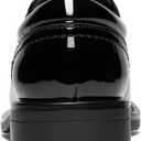 Bruno Marc Boy's Dress Shoes Slip-On Loafer Wedding Shoes, Size 4 Big Kid, Black-Pat
