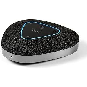 iHome Conference Speaker and Microphone, USB and Bluetooth Speaker, 3 Noise Cancelling Microphones for Home Office Compatible with Mac, Windows, iOS and Android