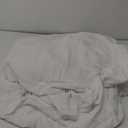 White Call King Cotton Percale Duvet Cover